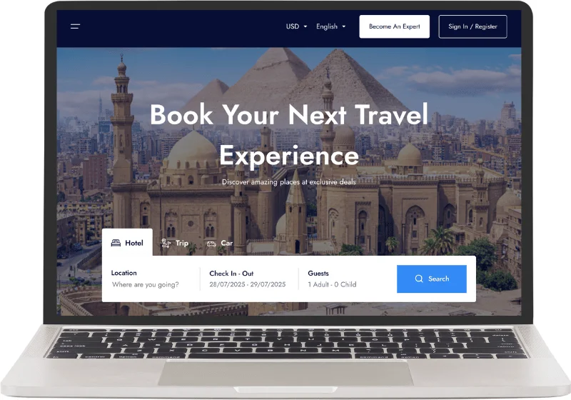 Book Now Travels - Project by GetPayIn
